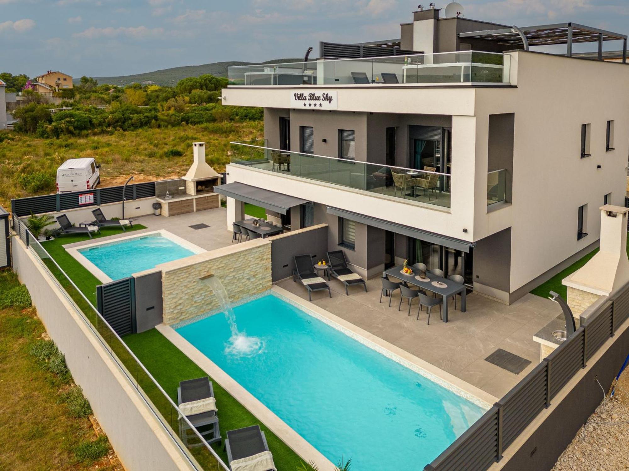 Villa Blue Sky 2 Zadarvillas Turanj Ngoại thất bức ảnh